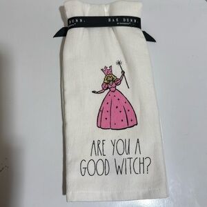 Rae Dunn Wizard of Oz Glinda and Wicked Witch Kitchen Towels
